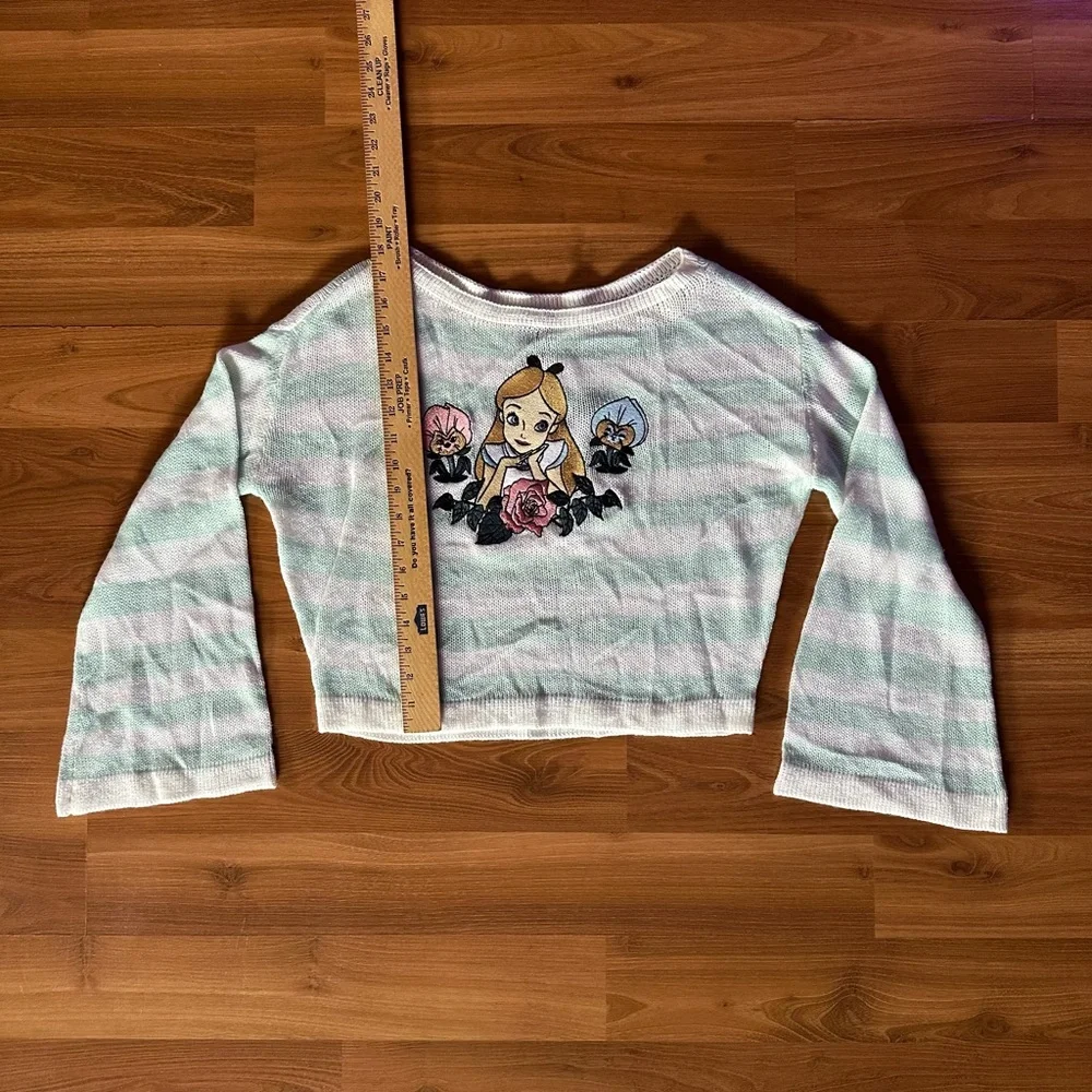 Disney Alice In Wonderland Long Sleeved Knit Sweater - Her Universe